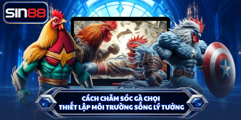 Cách chăm sóc gà chọi thiết lập môi trường sống lý tưởng