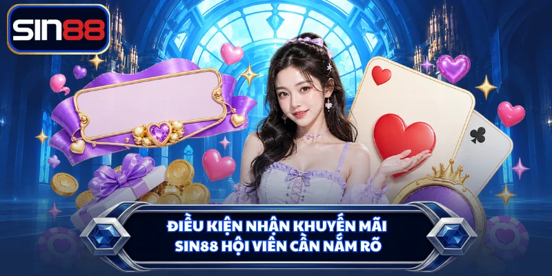 Điều kiện nhận khuyến mãi SIN88 hội viên cần nắm rõ