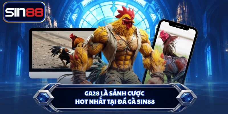 GA28 là sảnh cược hot nhất tại đá gà SIN88